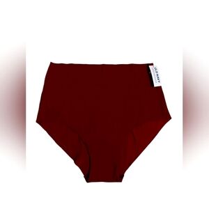 NEW OLD NAVY WOMEN'S SILK BURGUNDY UNDERGARMENT SIZE LARGE
